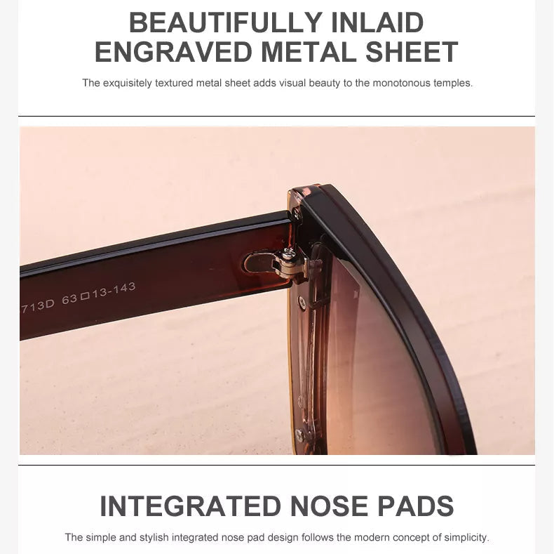 Billie Retro Sunglasses | Square & Trendy | Bowlift