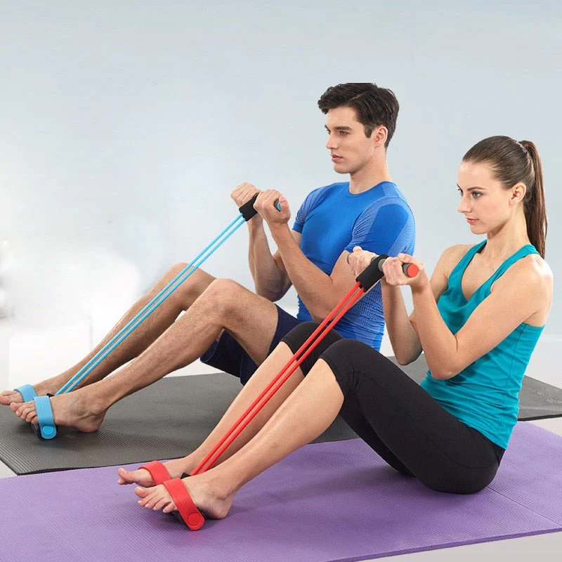 BowLift | Multifunctional Pedal Resistance Elastic Sit-up Bands Pedal Exerciser Sit-up Pull Rope