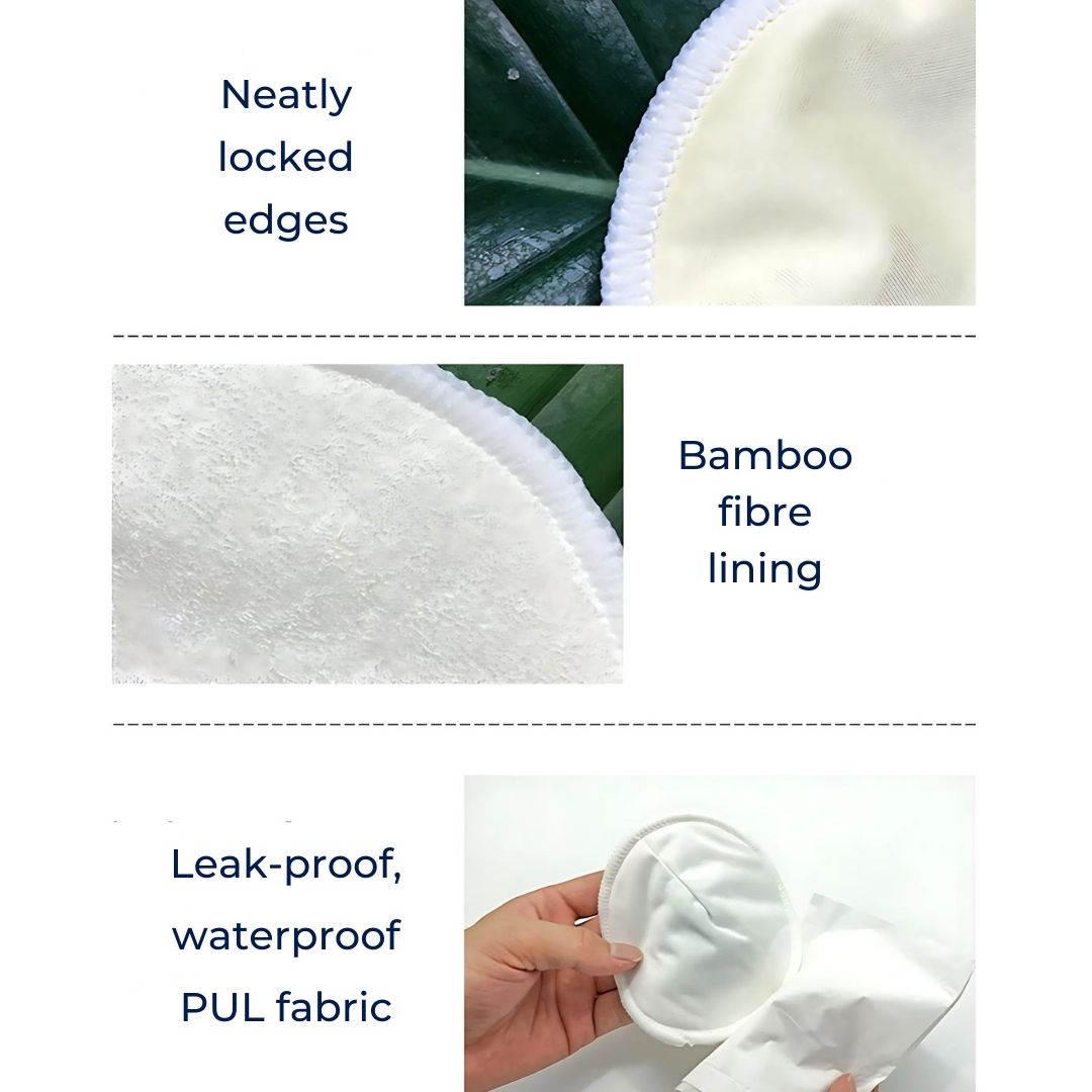 Leak‑Proof – Comfortable to Wear -  Bamboo Soft – Breastfeeding Mums Bowlift