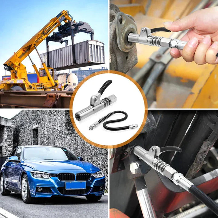 Strong lock on grease couplings | Bowlift