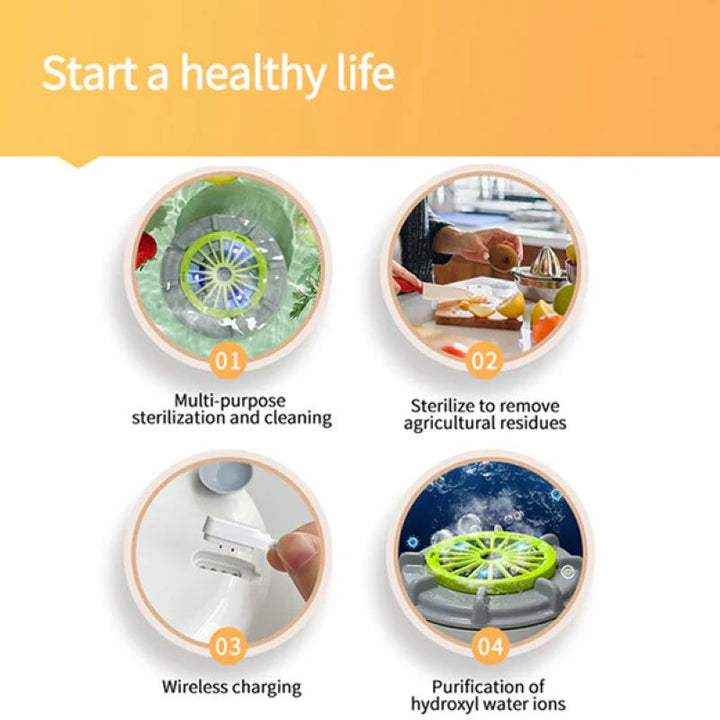 BowLift | High-efficiency portable fruit and vegetable washing machine