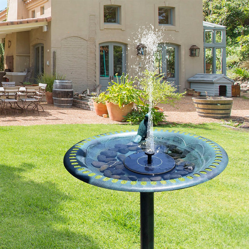 BowLift | Solar Powered Bird Fountain With Lights