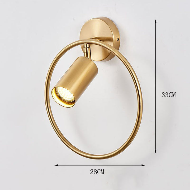 Round Iron Wall Lamp