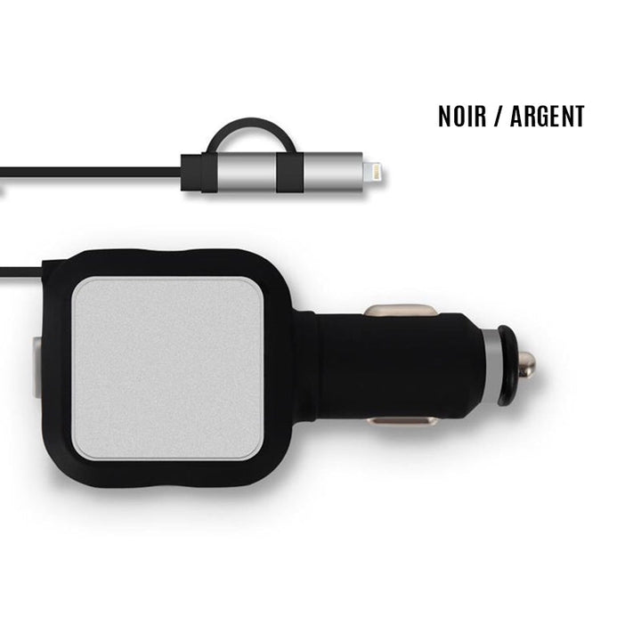 Ciaovie Car Charger Multi with Retractable Charging Cable | Bowlift