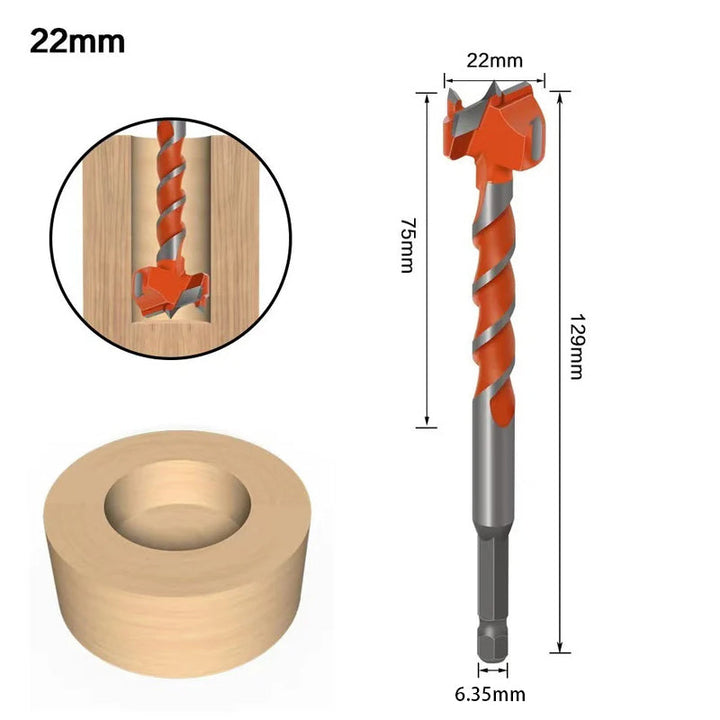 BowLift | Professional Woodworking Foster Drill Bit Set
