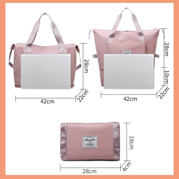 BowLift | Dry and wet divider double-layer travel bag