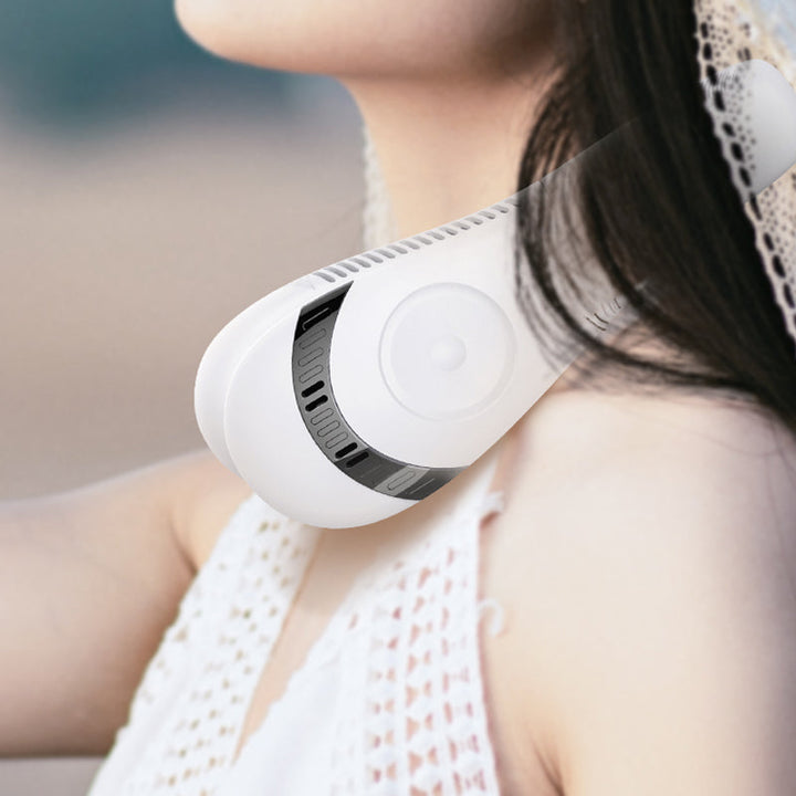 Rechargeable Bladeless Portable Neck Fan | Bowlift