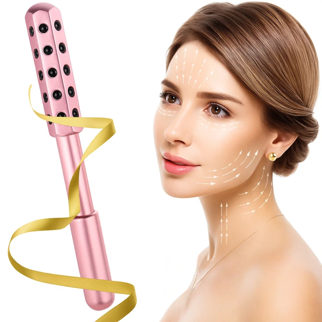 Depuff & Lift Skin – Smooth Metal Cooling Design – Boost Circulation & Glow for Cheeks Neck Face Bowlift