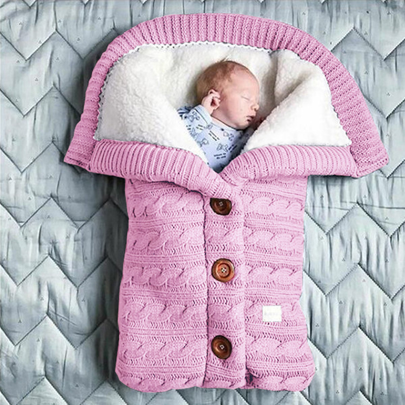 BowLift | Baby Knit Sleeping Bag with Hood – Soft, Padded Baby Sleeping Bag