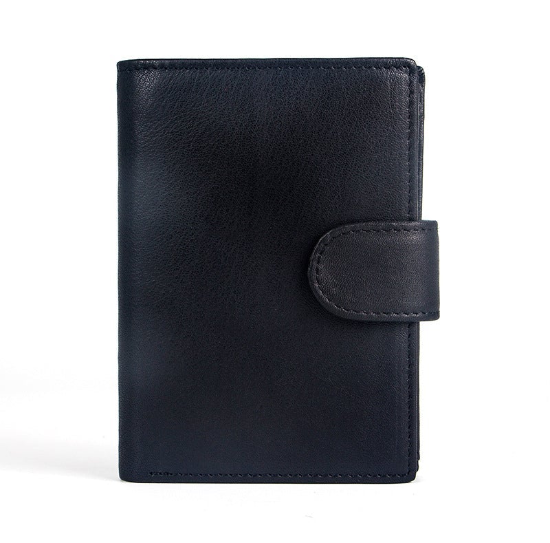Vintage Leather PU Wallet with three compartments and multiple slots | Bowlift