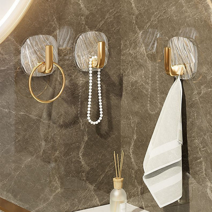 Transparent Acrylic Adhesive Wall Hook Exquisite Punch-Free Hook | Bowlift
