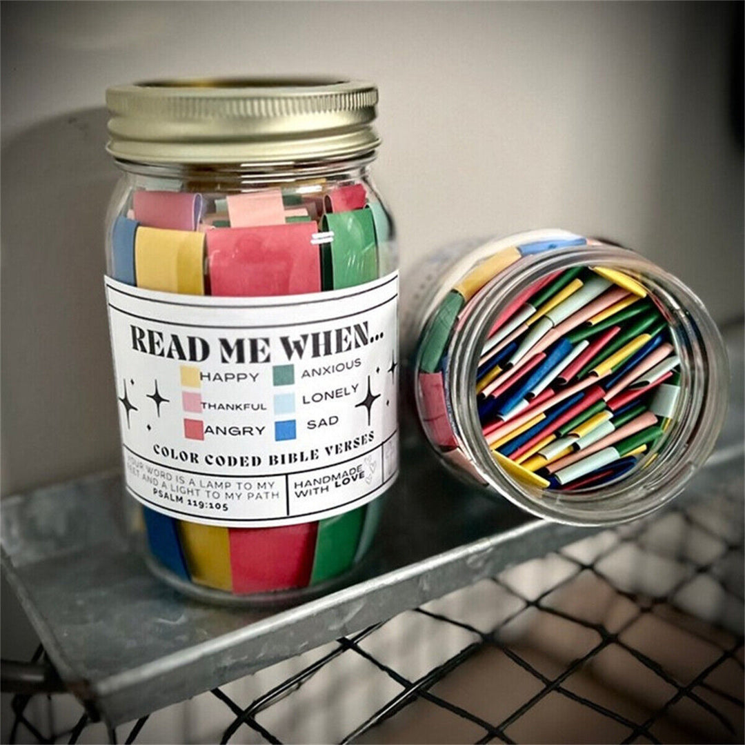Hope Jar - Filled with Bible Verses for Emotional Strength and Spiritual Connection Bowlift