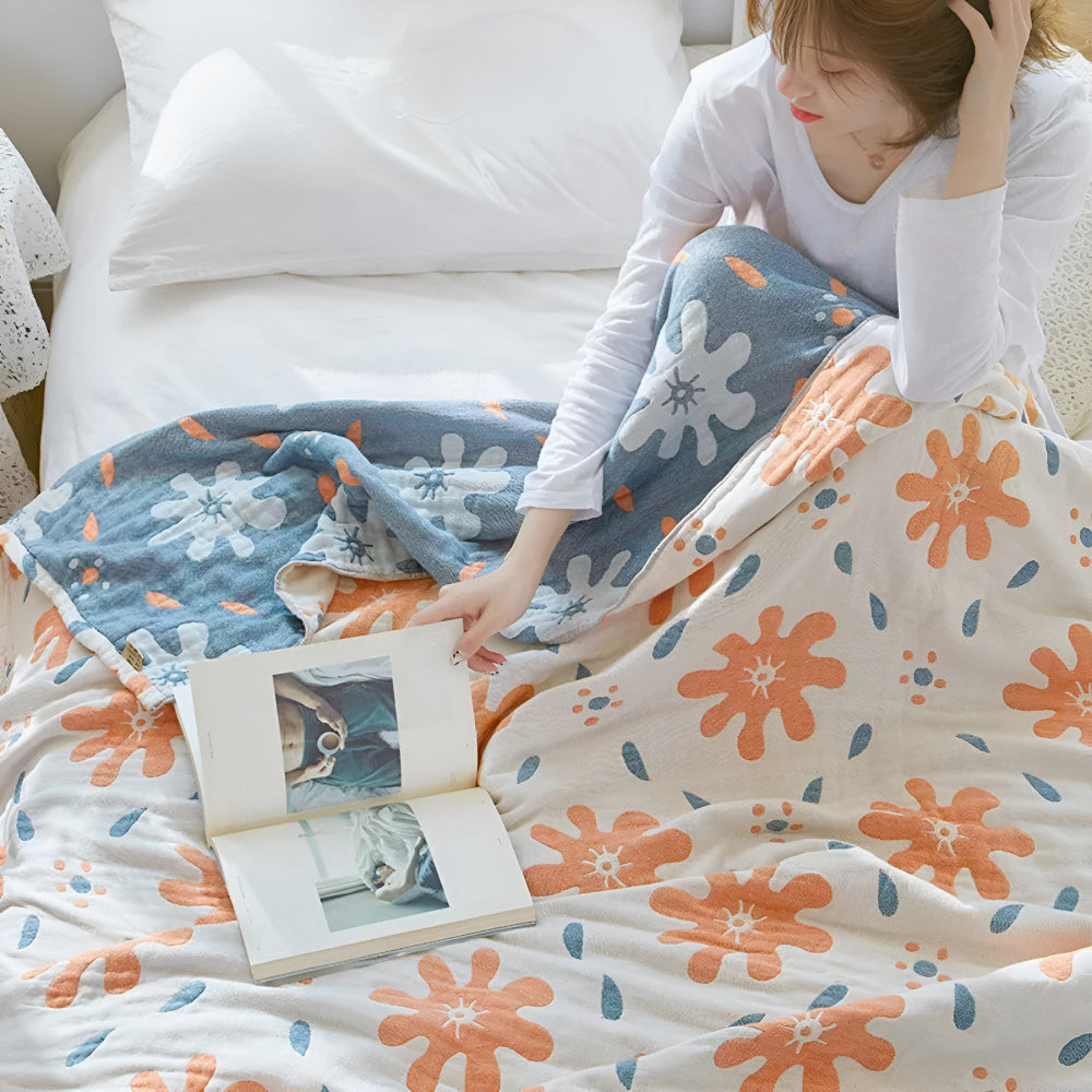 BowLift | Abstract Sunny Reversible Blanket