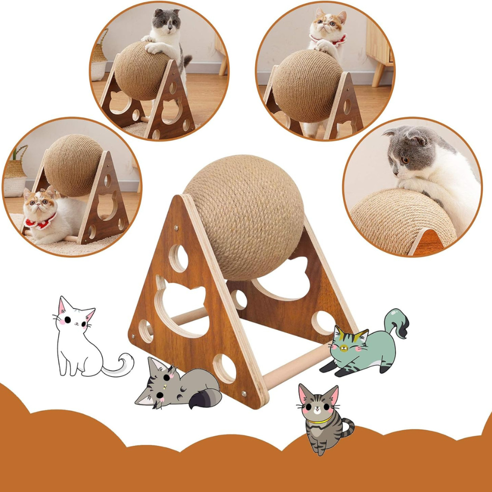 WhiskerBall •  Spinning Cat Toy