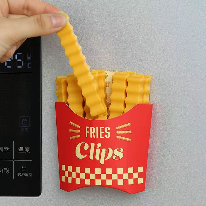 Funny magnetic French fries food closure clip | Bowlift