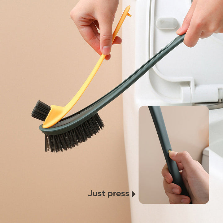 Double-sided Flocking Toilet Cleaning Brush | Bowlift