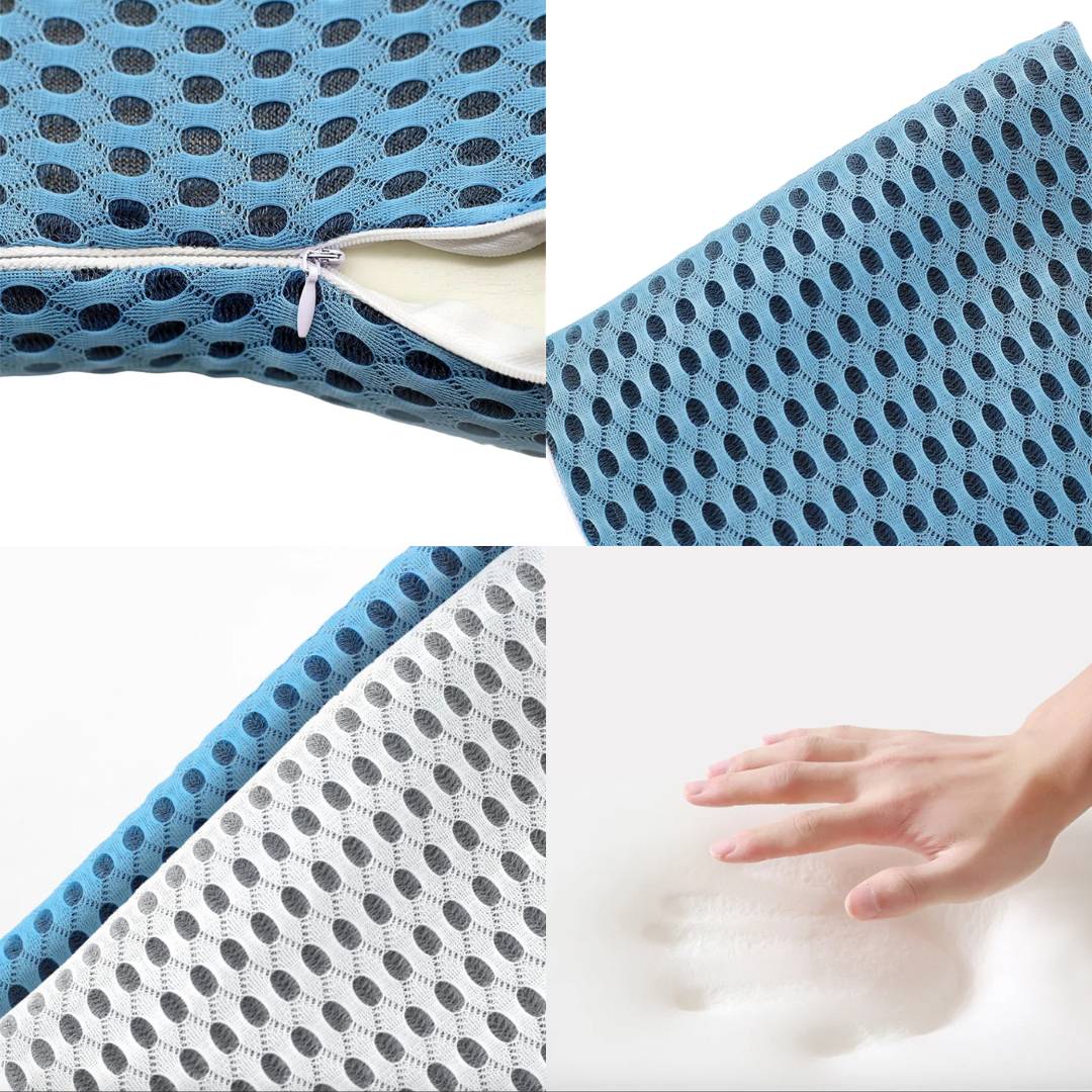 ComfortWave Lumbar Support Cushion | for Lower Back Pain Relief - Ergonomic Design for Office - Driving and Home Use Bowlift