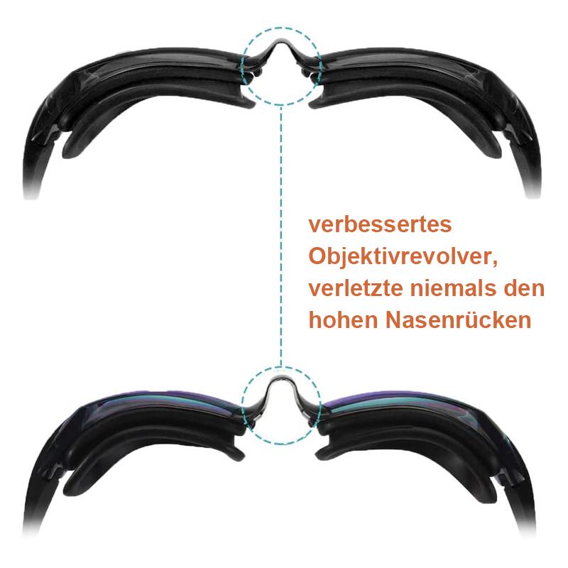 BowLift | No leak anti-fog UV protection triathlon swim goggles