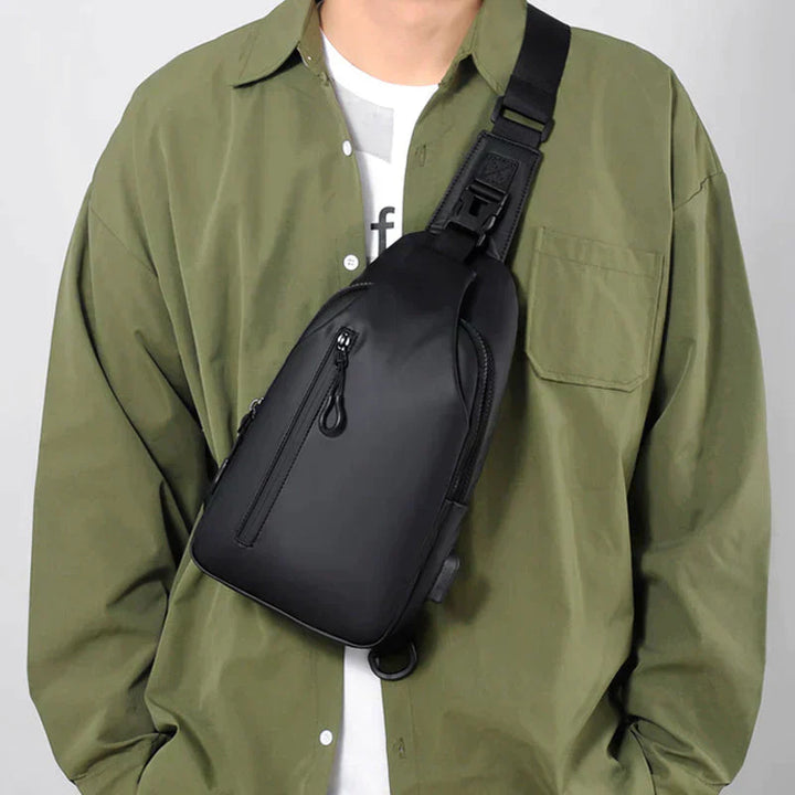 UrbanShield Waterproof Shoulder Bag with Anti-Theft Design | Bowlift