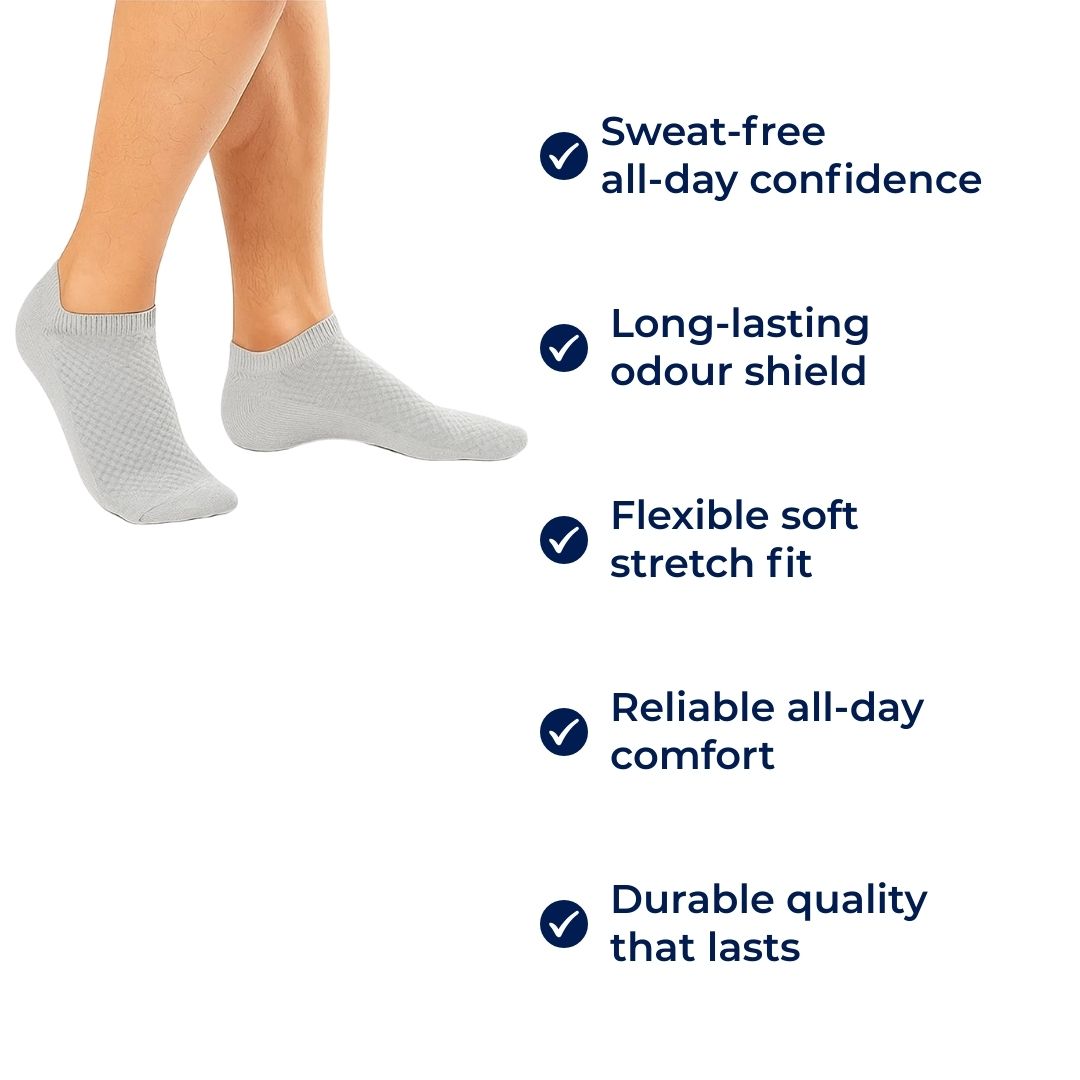 Cut Socks – Moisture-Wicking – Soft Elastic Fibre – Sweat-Free All-Day Comfort – Durable Odour Control Bowlift