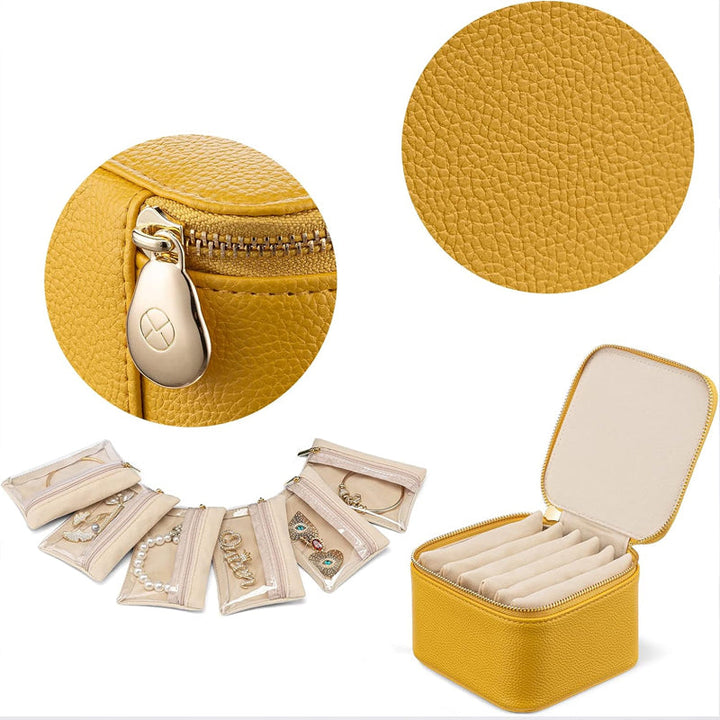 Leather jewelry box for travel | Bowlift