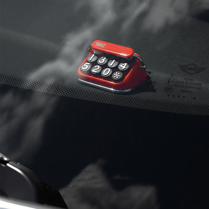 BowLift | Retro Creative Temporary Parking Number Plate