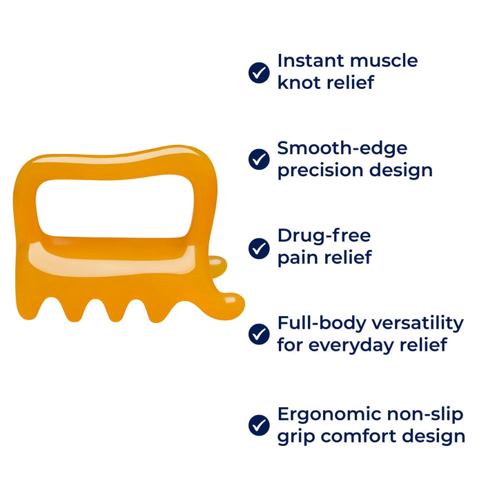 Knot Relief – Smooth-Edge Handheld Design – Back & Shoulder Recovery – Relax Muscles & Boost Circulation Bowlift