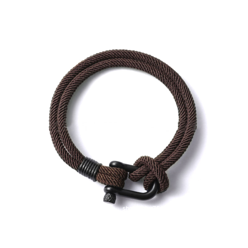 BowLift | U-shaped Buckle Nylon Braided Bracelet