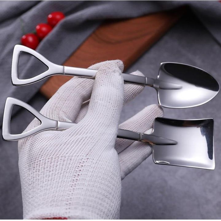 BowLift | Creative Dessert Ice Cream 304 Stainless Steel Spade Spoon