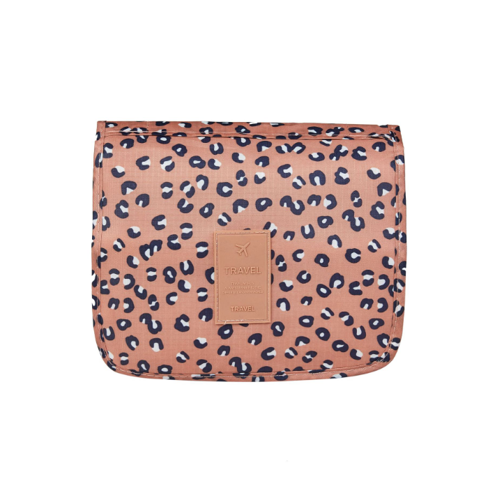 TravelEase – Water-repellent cosmetic bag with hook and compartments | Travel toiletry bag | Bowlift