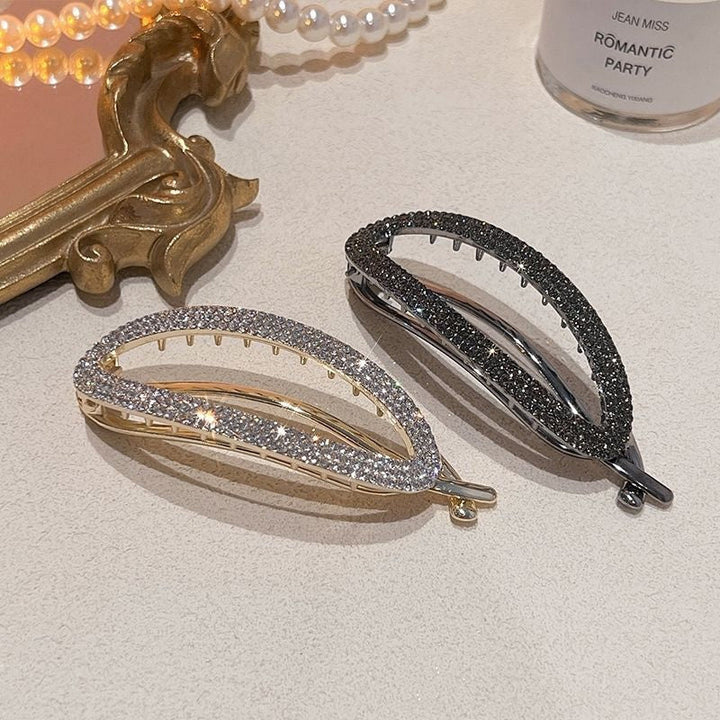 BowLift | Sparkling Curved Minimalist Hair Buckle
