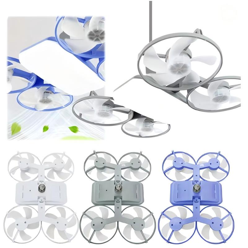 Modern Four Blade Ceiling Fan Light | Bowlift