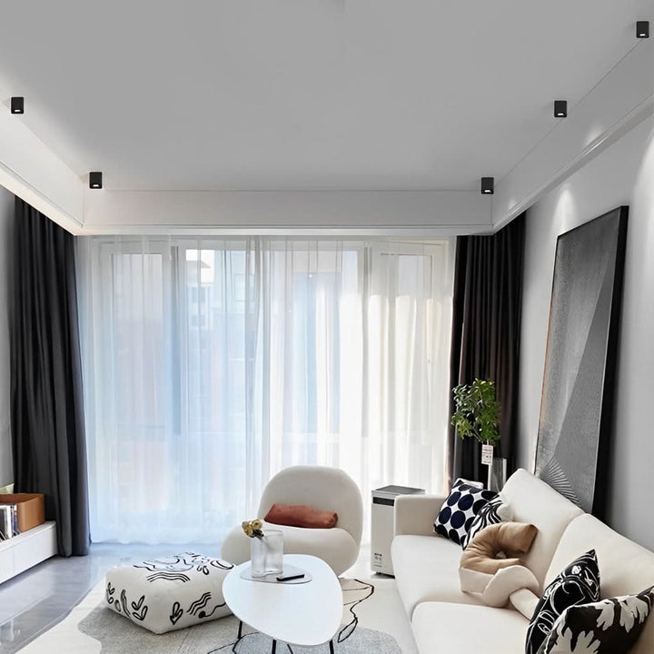 BowLift | Square Adjustable Ceiling Lamp with Dimmable LED Light