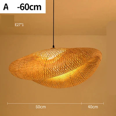 BowLift | Handmade Rattan Pendant Light - RayaLight