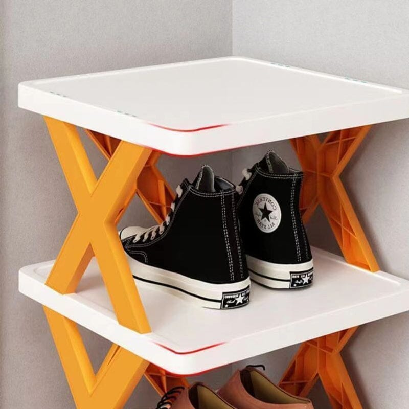 BowLift | Foldable Multi-Layer Shoe Rack, Shoe Storage Organizer