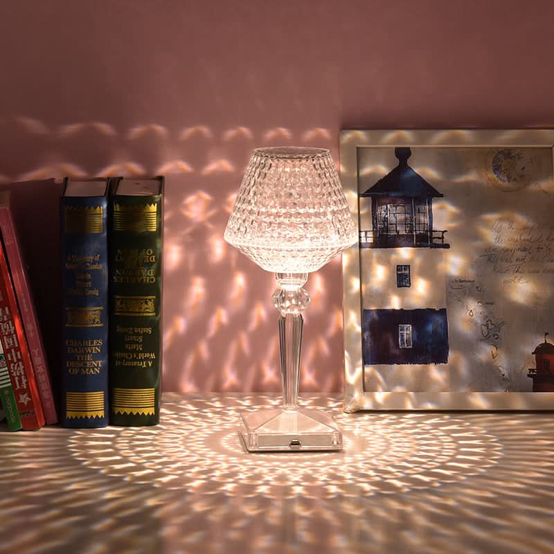 BowLift | Rechargeable Crystal Lampshade Touch LED Lamp