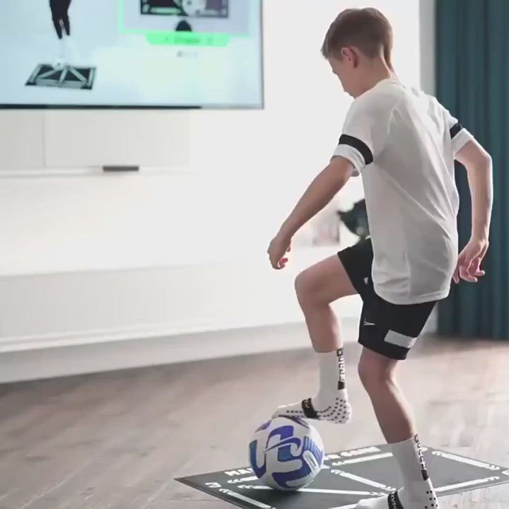 BowLift | Football Pro Training Mat | Anti-Slip, 2x2m Size  for Skill Enhancement and Home Training