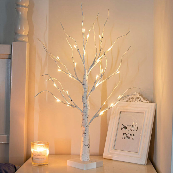 BowLift | Atmospheric Light Tree with Red Birds – Flexible LED Decoration Tree