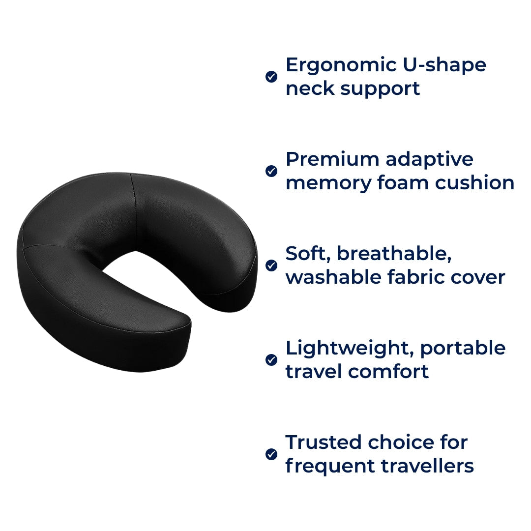 Neck Pain Relief – Ergonomic U-Shape Support – Lightweight Comfort for Flights & Long Journeys Bowlift