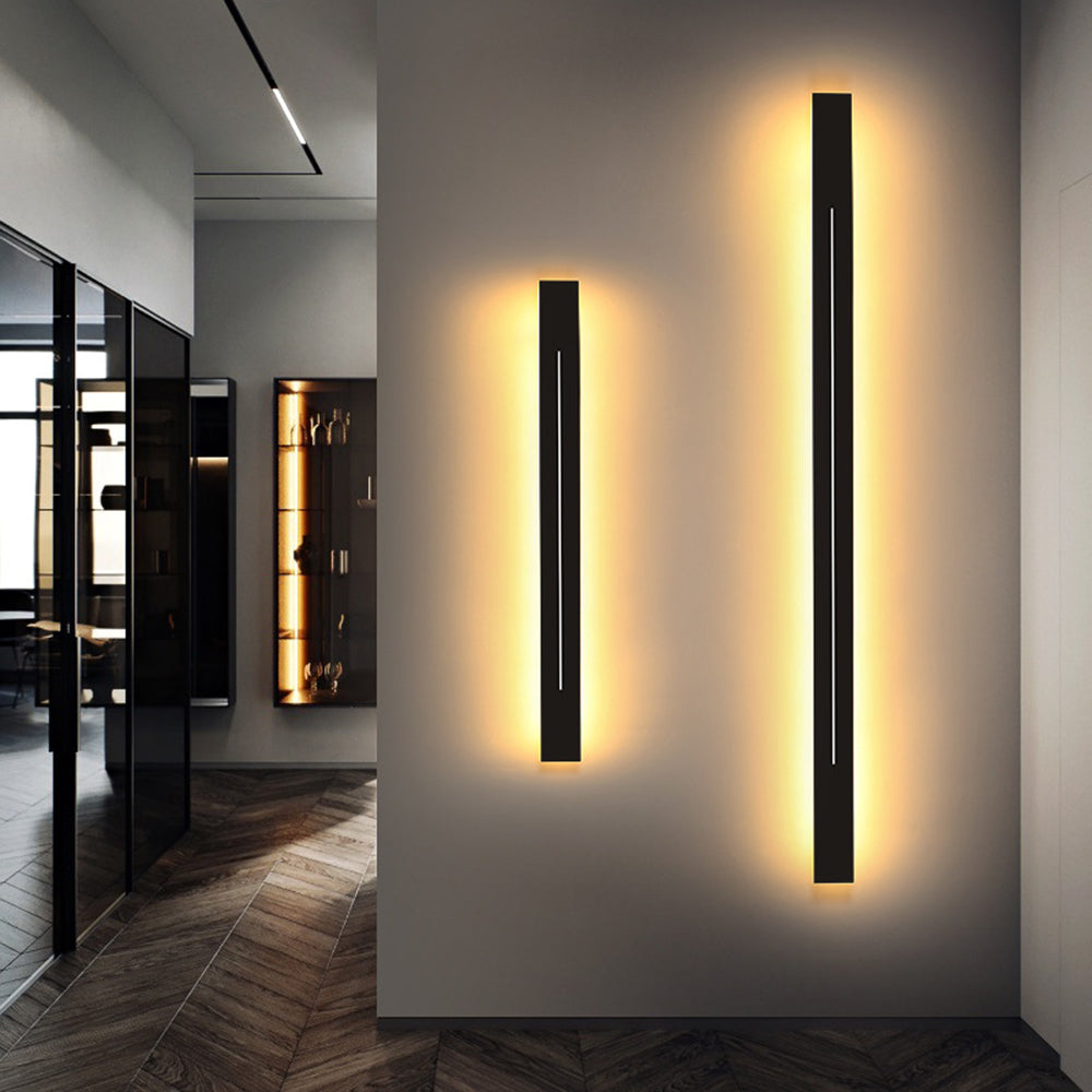 Modern LED Wall Lamp - LumièreGold | Bowlift