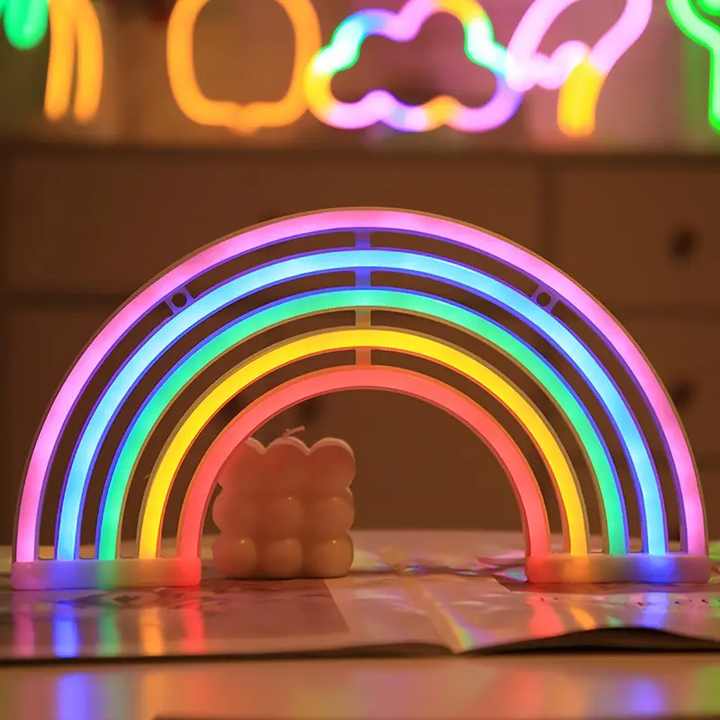 Rainbow Night Light - RadiantArc | Bowlift