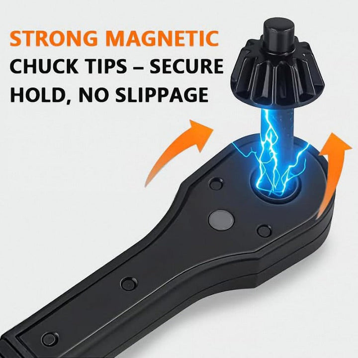 BowLift | Universal 4-in-1 Ratcheting Drill Chuck Key Set