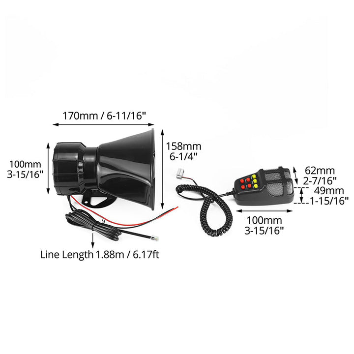 100W AlarmHornX — Turns your vehicle into an impregnable fortress full of protection and control | Bowlift