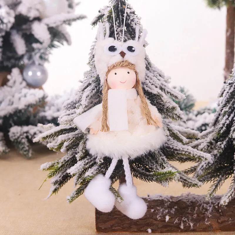 BowLift | Christmas Cute Fabric Antler Plush Girl Decoration Ornaments