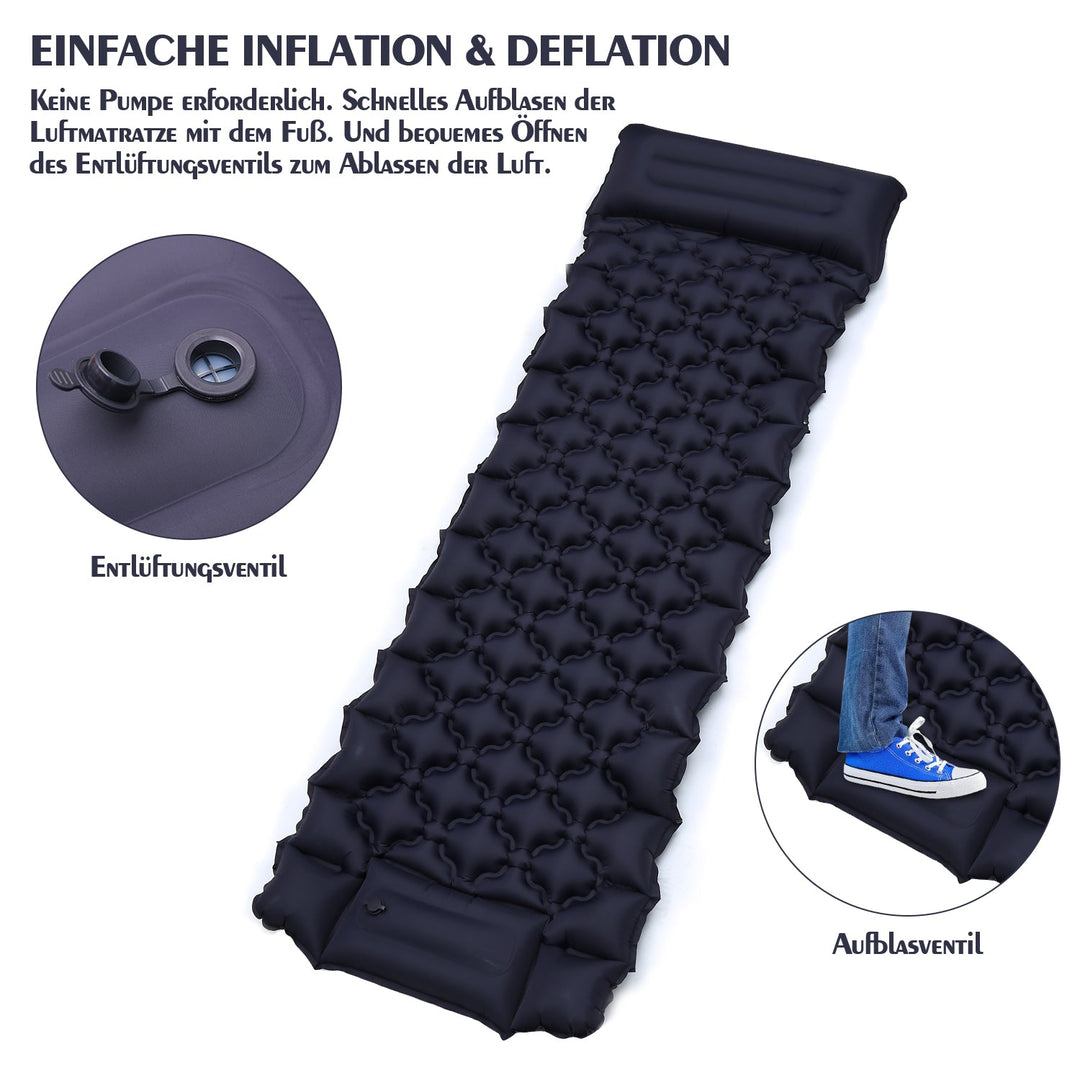Sleeping mat camping mat foot pump | Bowlift