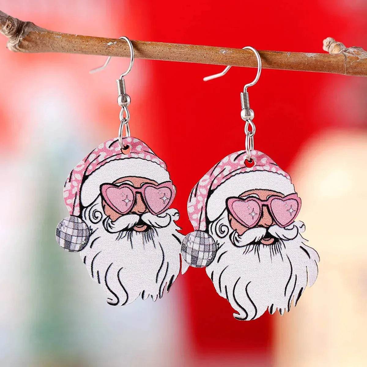 BowLift | Funny Santa Claus Earrings Christmas Pendant Earrings Gift