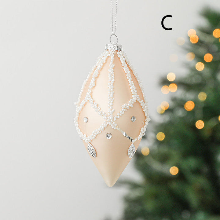BowLift | Glass Ball Drop Ball Hand Drawn Christmas Ball Christmas Tree Pendant