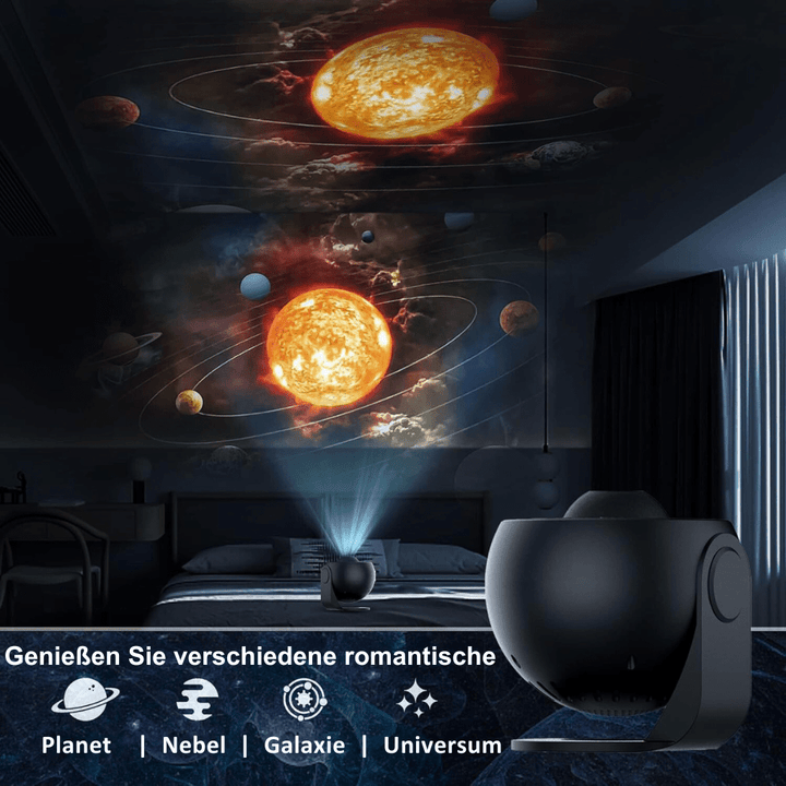 BowLift | HD starry sky projector with 13 galaxy discs