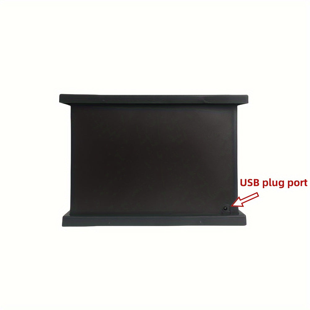 BowLift | Cozy rectangular fireplace lantern stove lamp - Realistic simulation flame lights