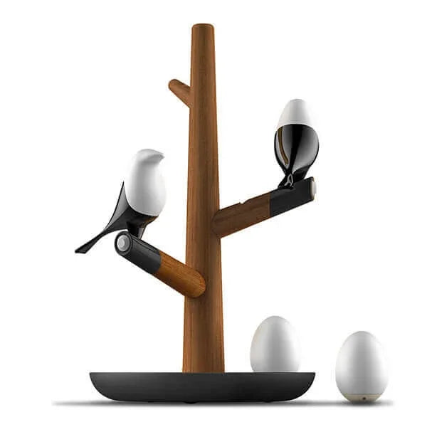 BowLift | BrightOak Elegance - Smart wooden table lamp with motion sensor